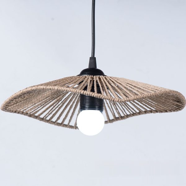 paper string pendant lampshade rattan style ceiling light shade modern home decor